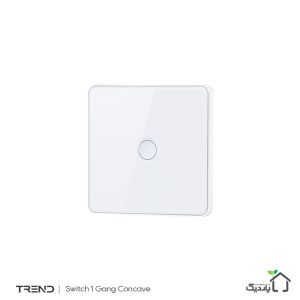 کلید تک پل Tuya مدل Concave