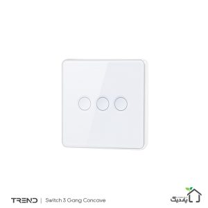 کلید سه پل  Tuya مدل Concave