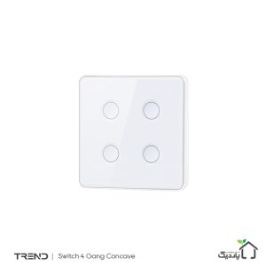 کلید چهار پل  Tuya مدل Concave